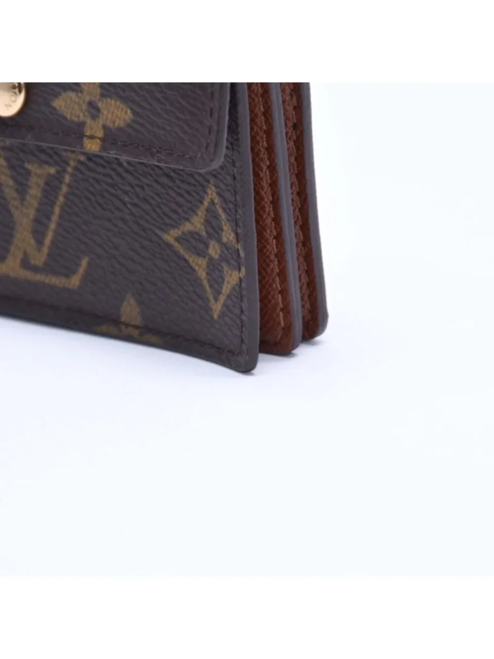 Louis Vuitton Porte Monnaie Arcodian Monogram Canvas Brown Coin Purse Card Case